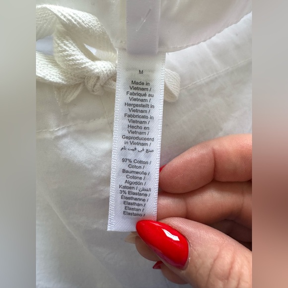 NWT SKIMS Cotton Poplin Pajama Pants (M) - Picture 5 of 6